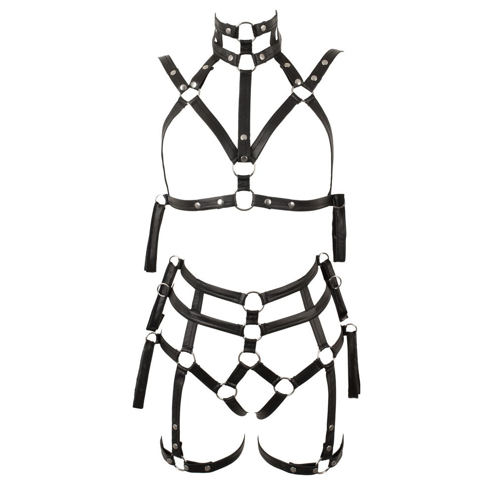 2 Piece Matt Look Bondage Set