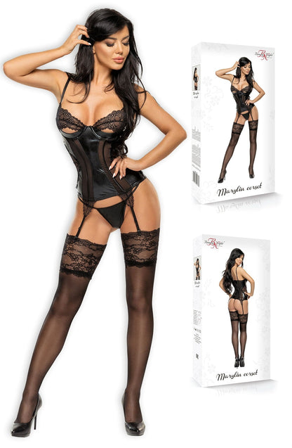 Beauty Night Bn6515 Marilyn Corset Black