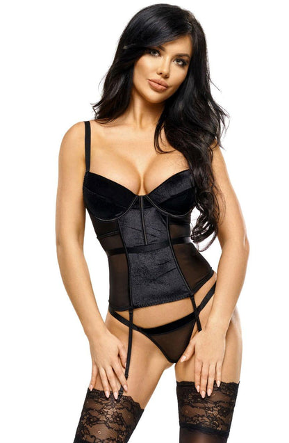 Beauty Night Bn6564 Monica Corset Black