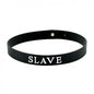 Black Silicone Slave Collar