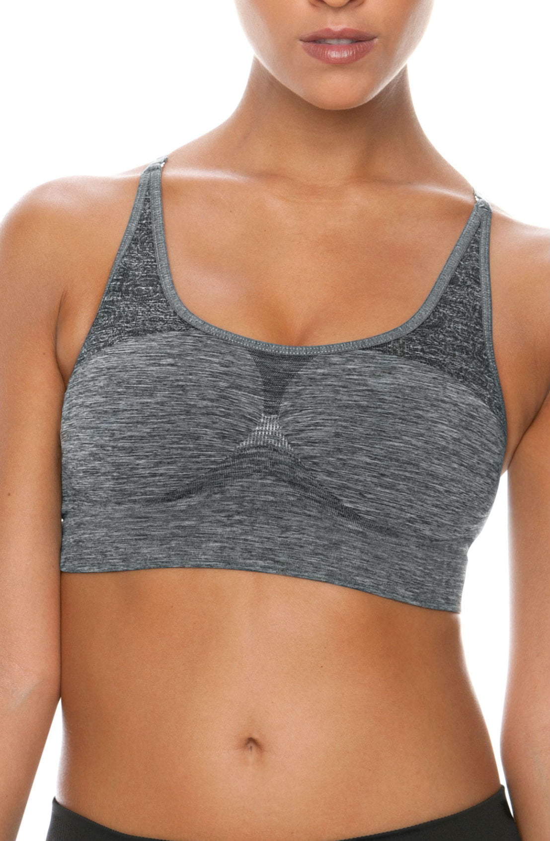 Control Body 110706 Sports Bra Melange/Grey