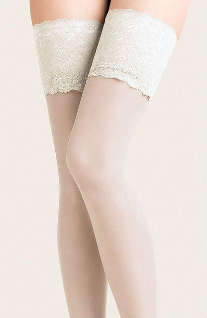 Gabriella Calze Exclusive 201 Hold Ups White