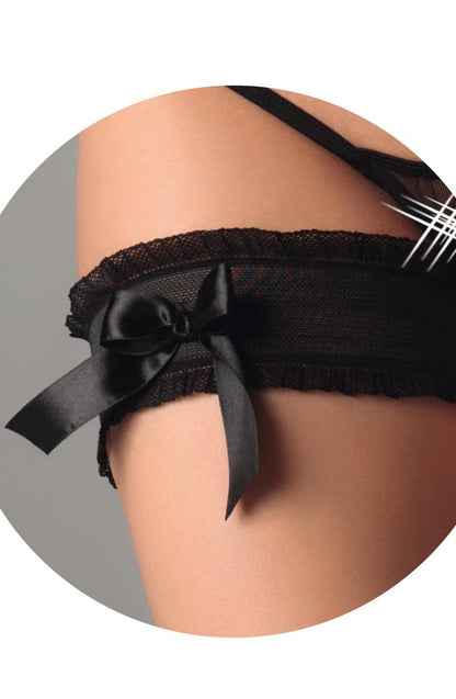 Me Seduce Op006 Sexy Garter Black