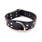 Rouge Garments Black Leather Studded Collar