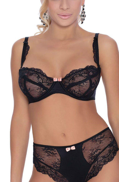 Roza Ambre Soft Cup Bra Black