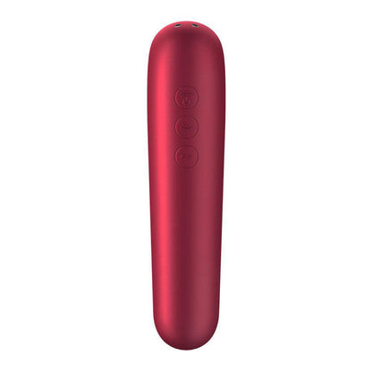 Satisfyer App Enabled Dual Love Clitoral Massager Red