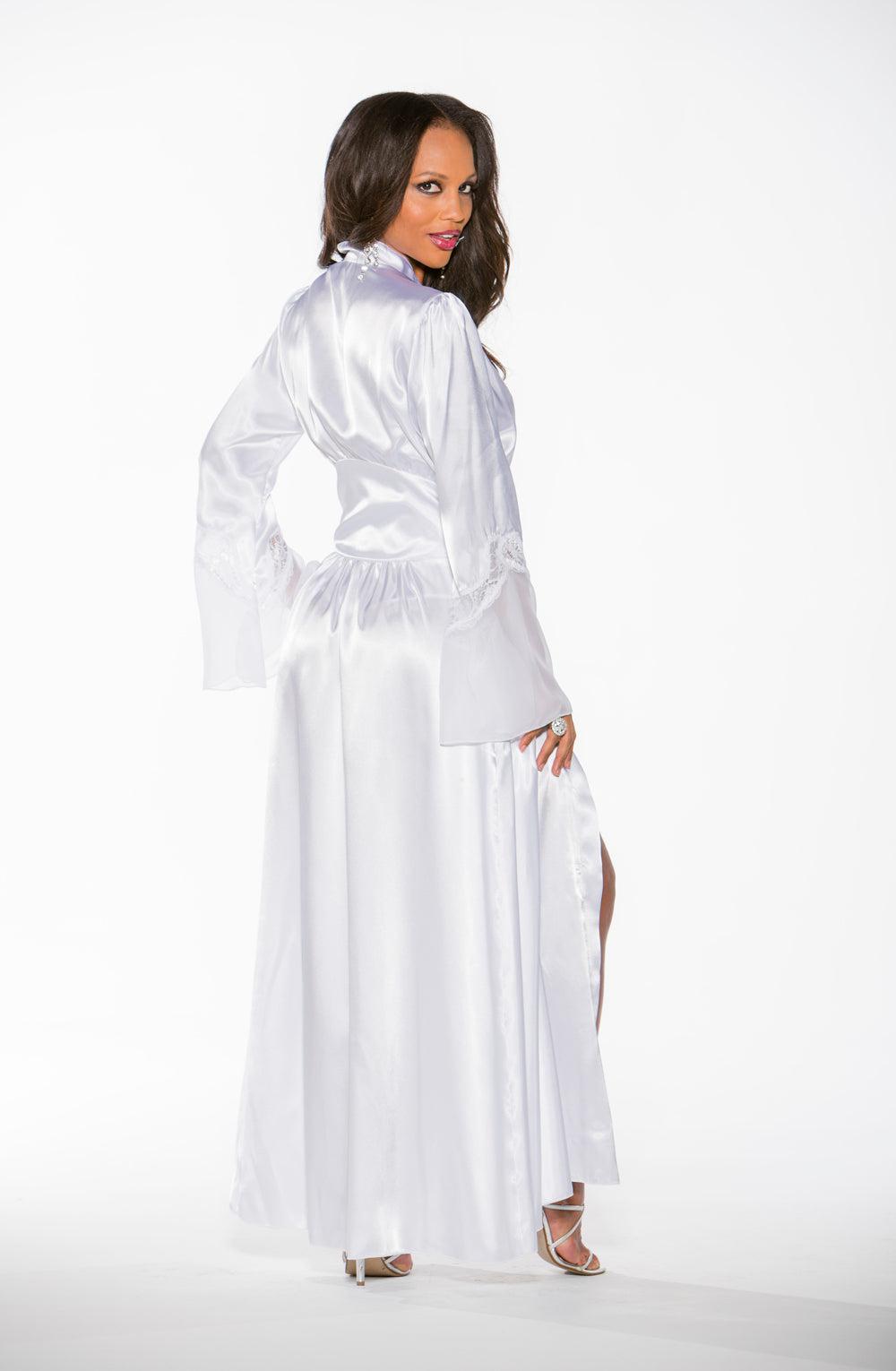 Shirley Of Hollywood 20559 Long Robe White