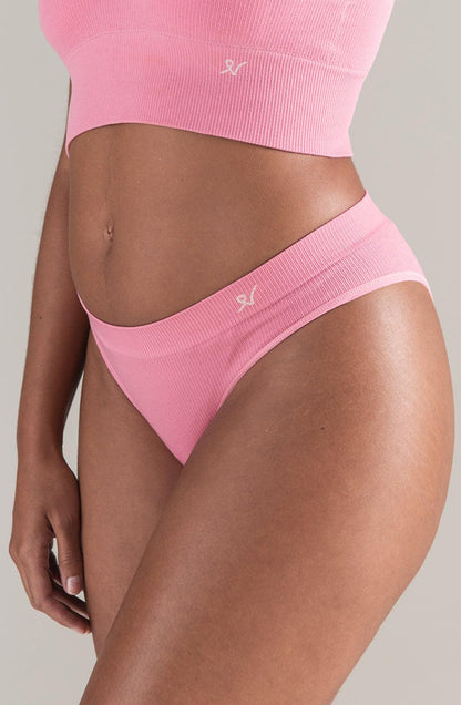 The Tencel High Leg Brief Rose Pink