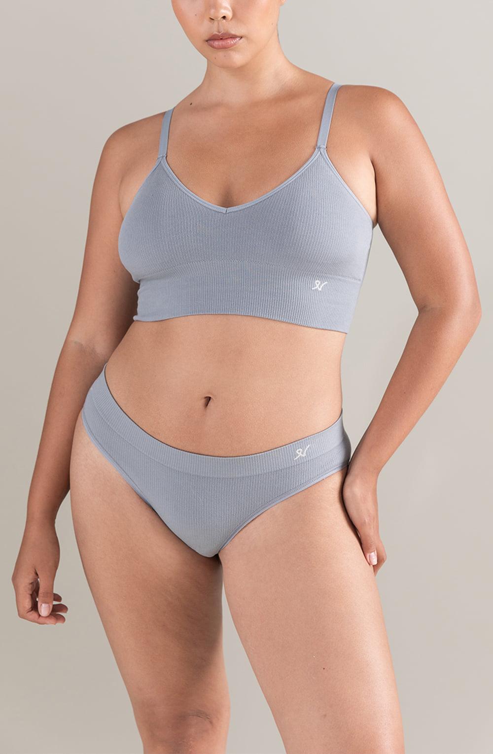 The Tencel High Leg Brief Storm Grey