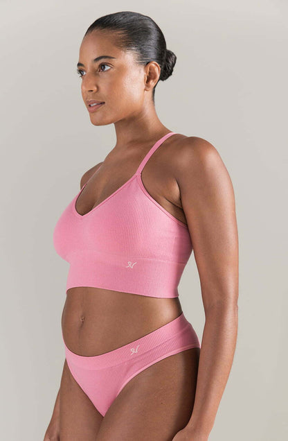 The Tencel Seamless Bralette Rose Pink