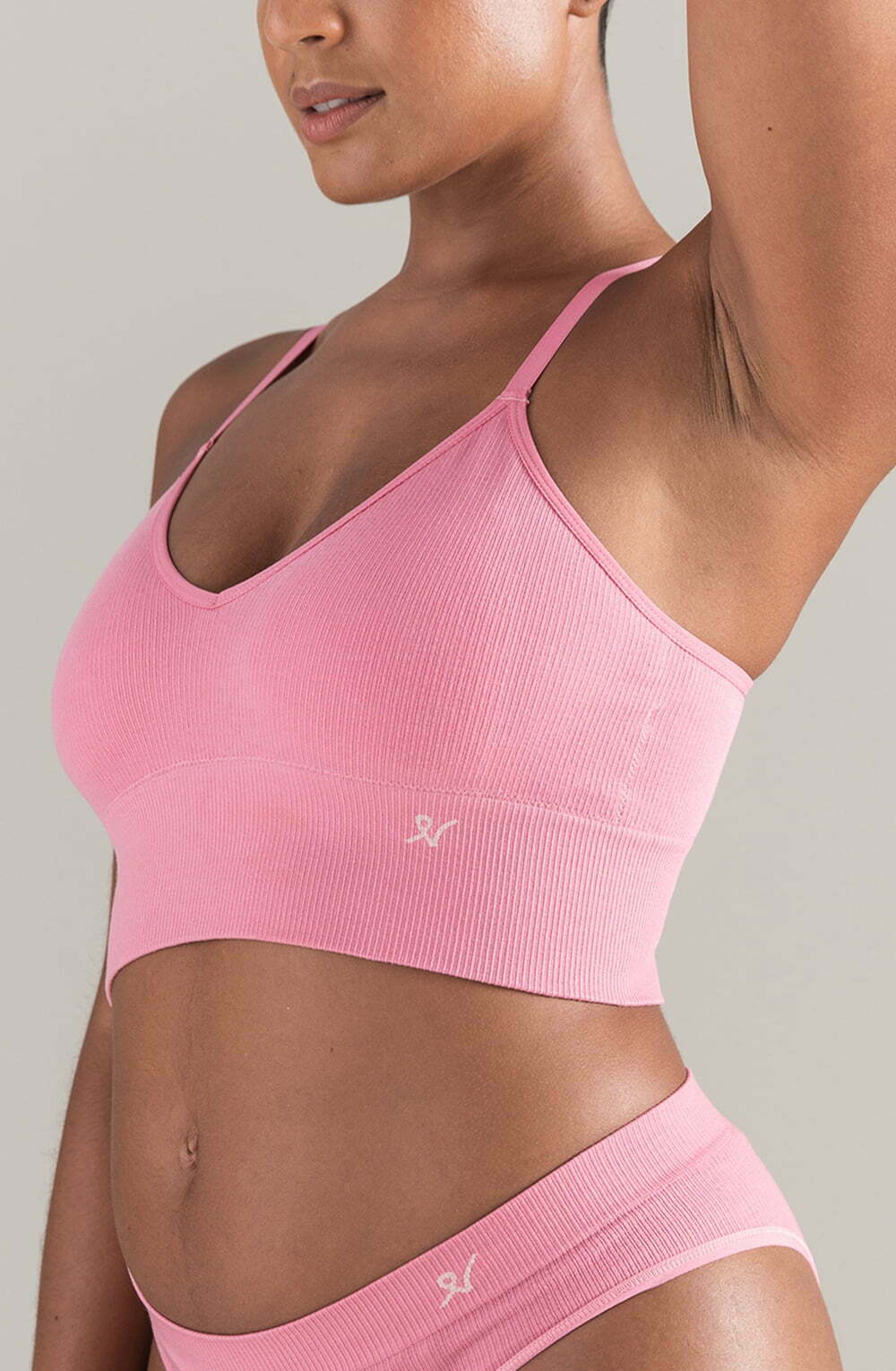 The Tencel Seamless Bralette Rose Pink