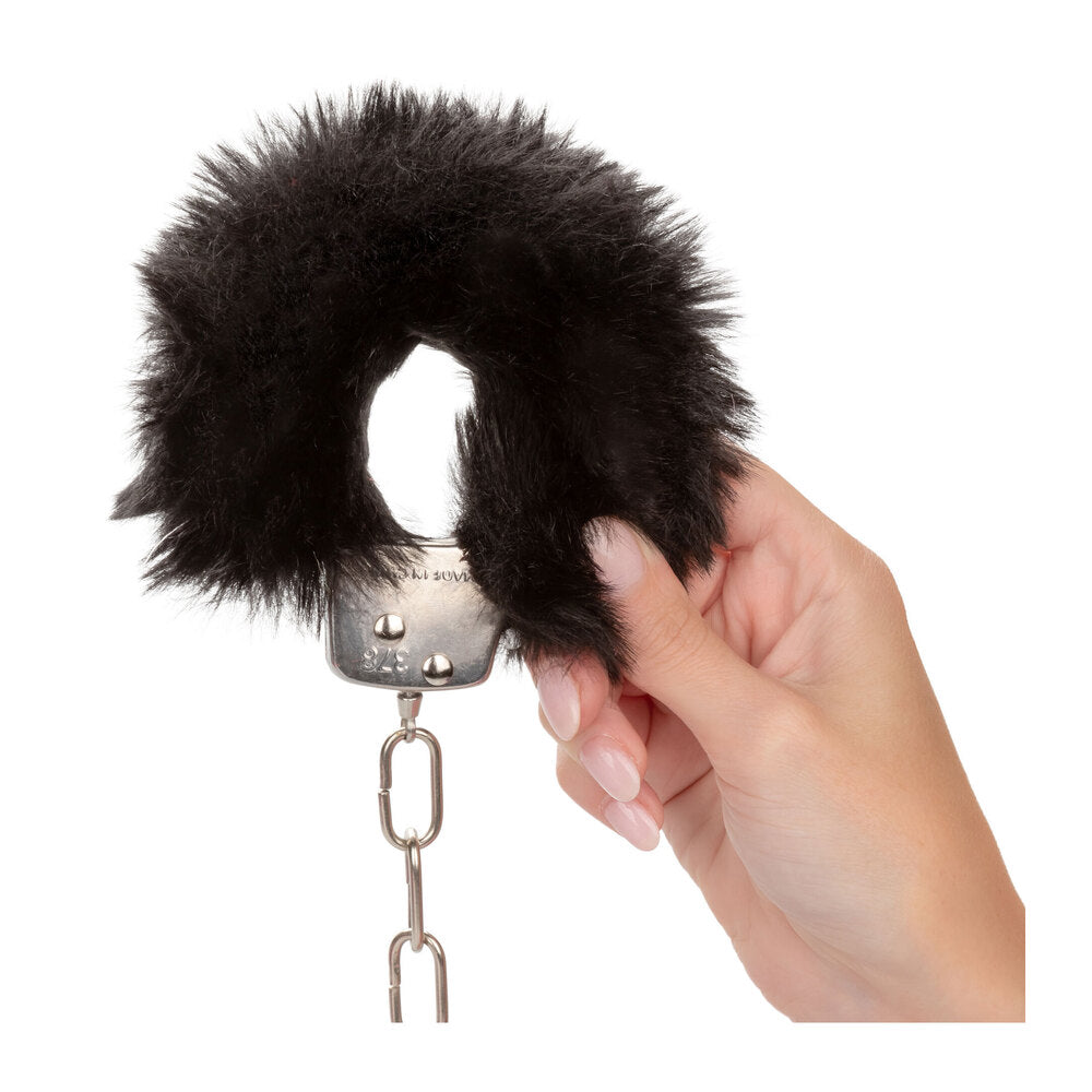 Ultra Fluffy Furry Cuffs Black