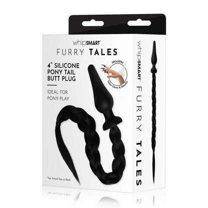 Furry Tales Black Pony Play Butt Plug