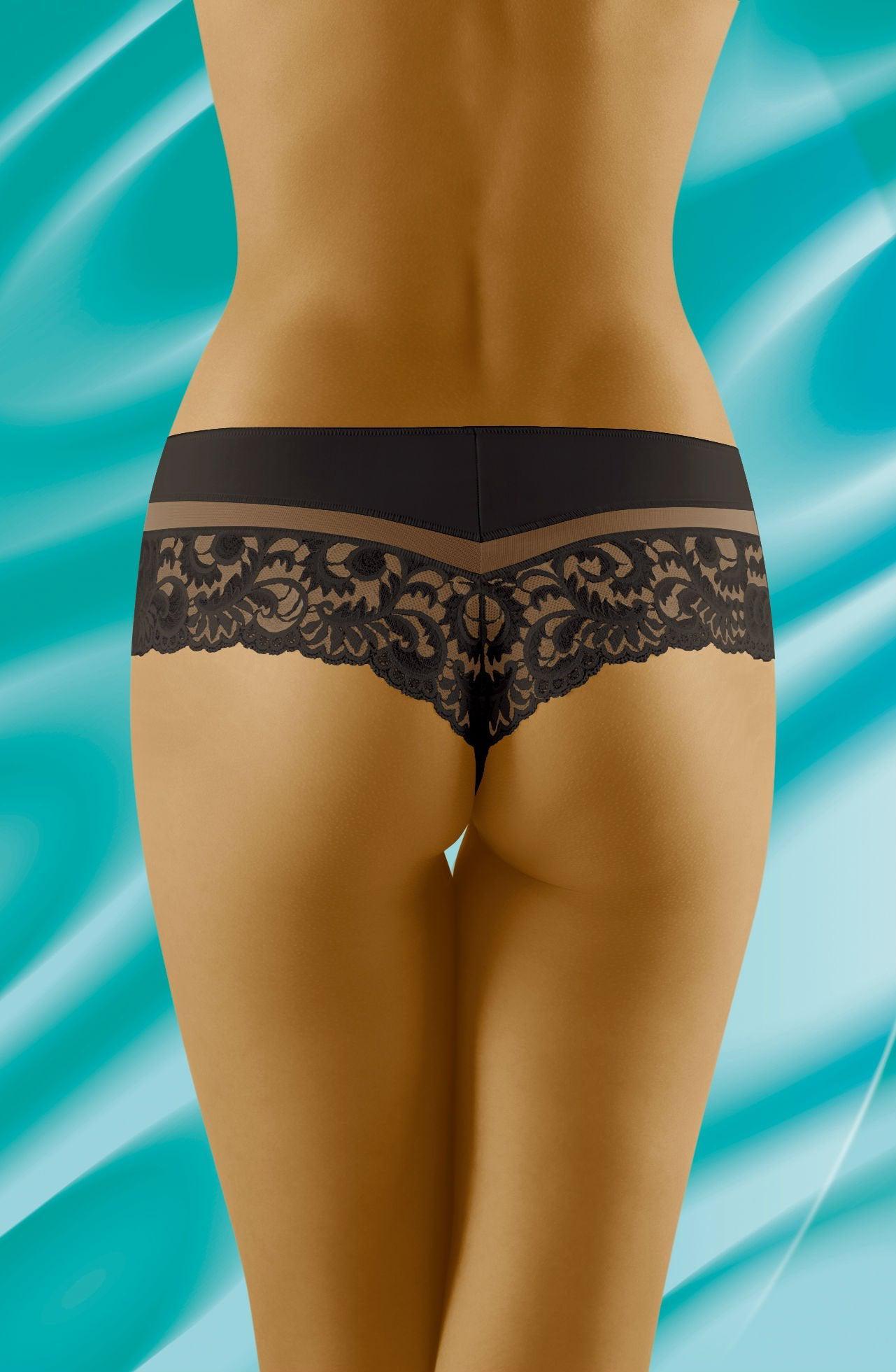 Wolbar Cantata Black  Thong  Shorts