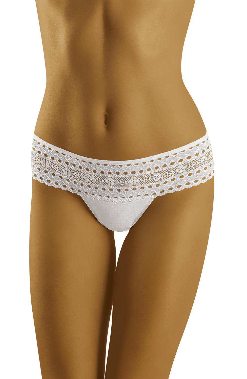 Wolbar Eco-Fo White  Thong  Shorts