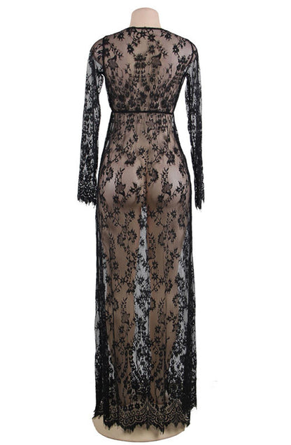 Yesx Yx826 Long Gown & Thong