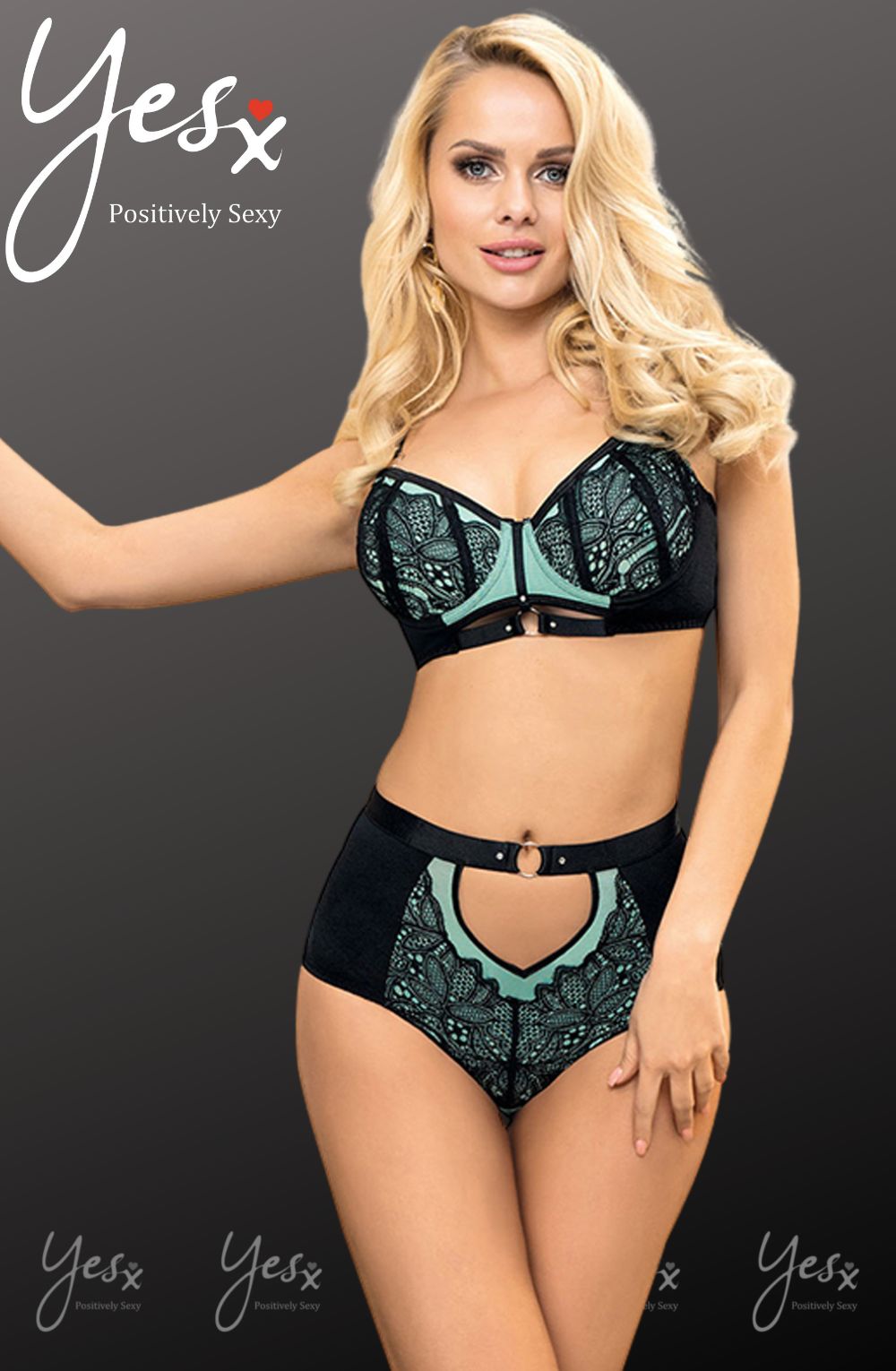 Yesx Yx830 Blue Bra Set