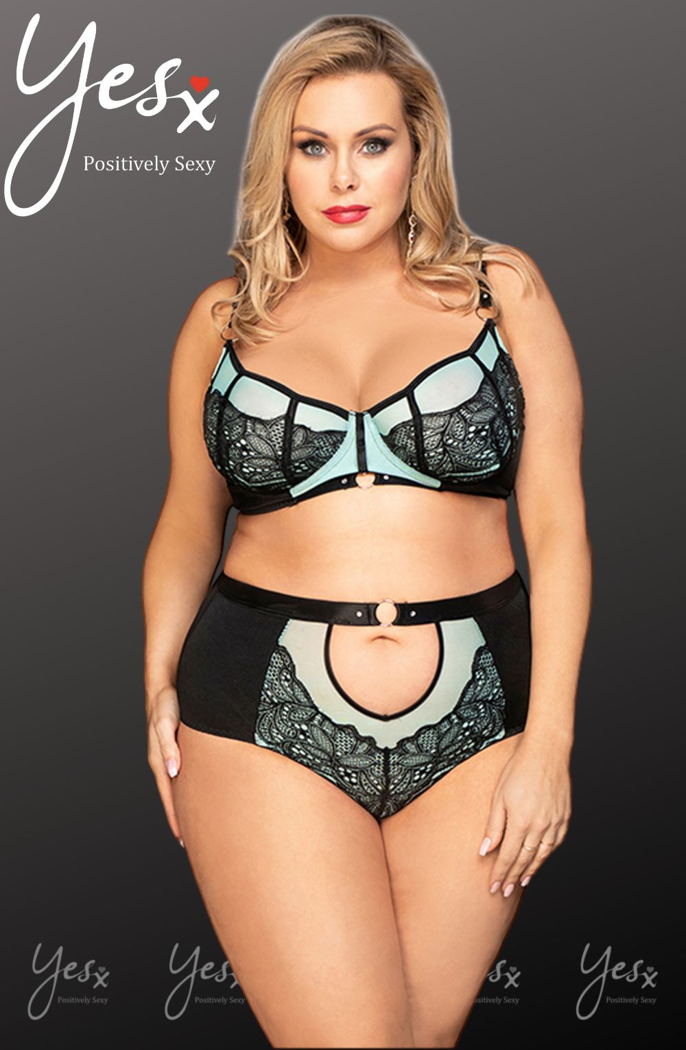 Yesx Yx830Q Blue Bra Set