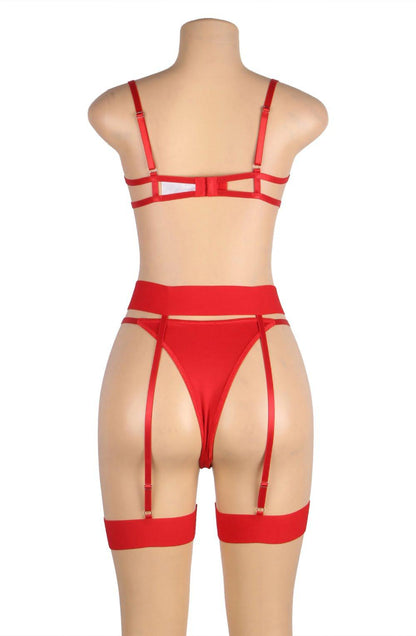 Yesx Yx845 Bra Set Red