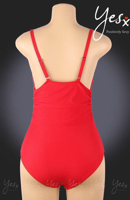 Yesx Yx967 One Piece Swimsuit Red