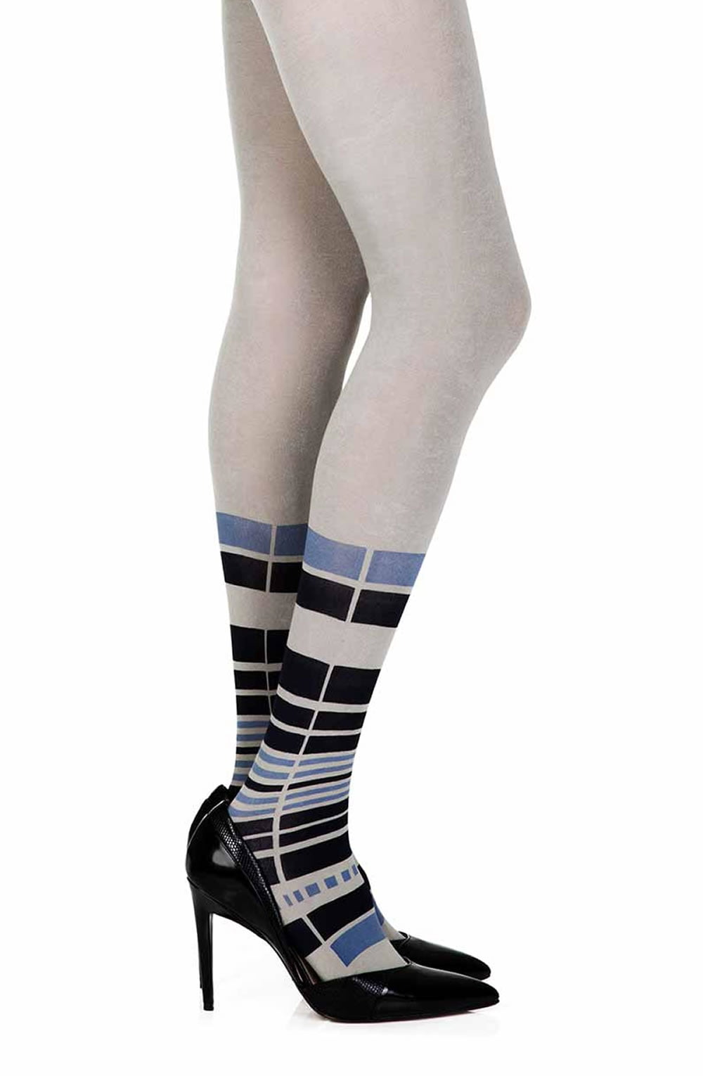 Zohara "It'S Britney" Grey Print Tights