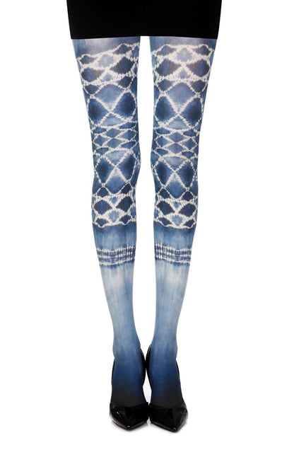 Zohara "Sea World" White Print Tights